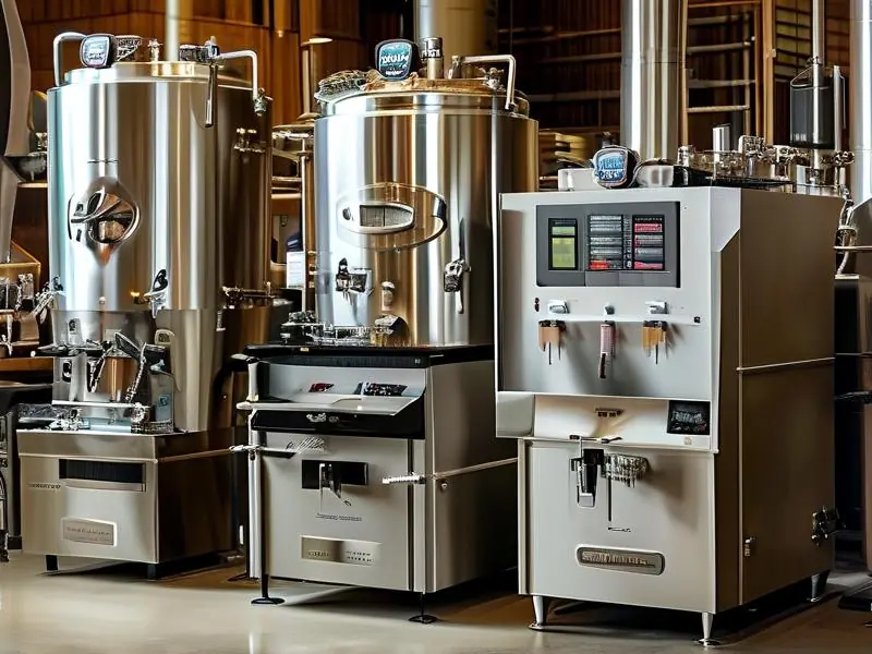 多种酿酒设备参数展示图