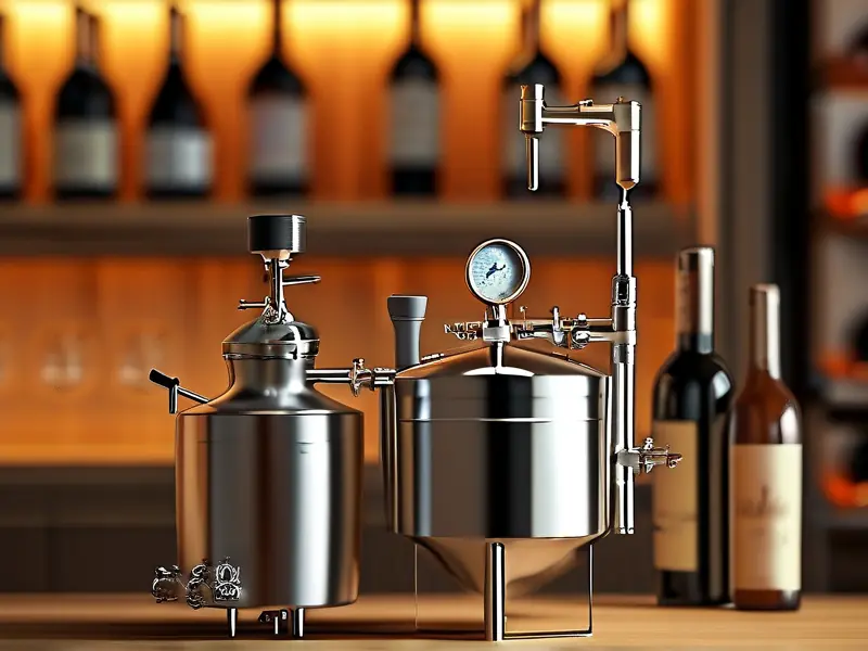 家用不锈钢酿酒设备套装实拍图