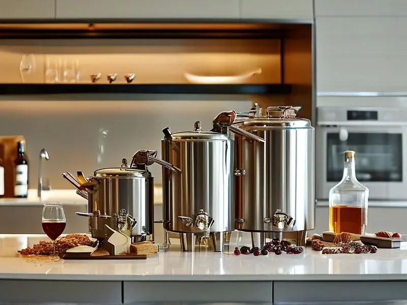 家庭使用小型酿酒设备实景图