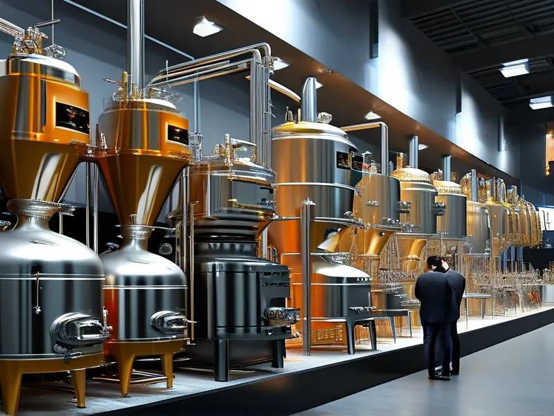 酿酒设备展会现场展示