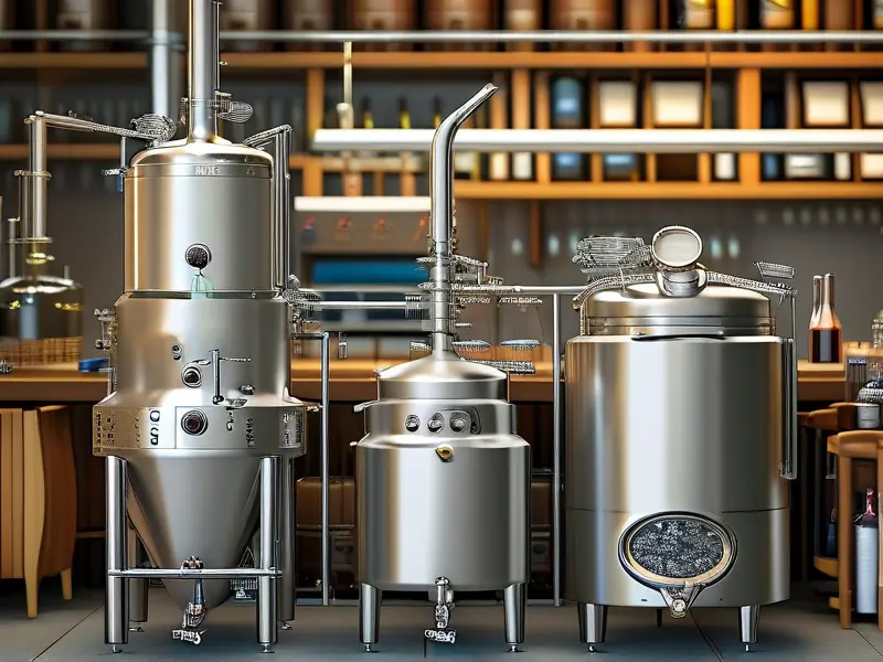 酿酒设备整套展示