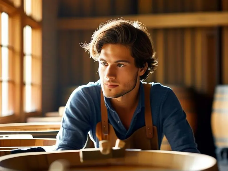 学员在南楼山酿酒技术网实践基地学习传统酿酒工艺