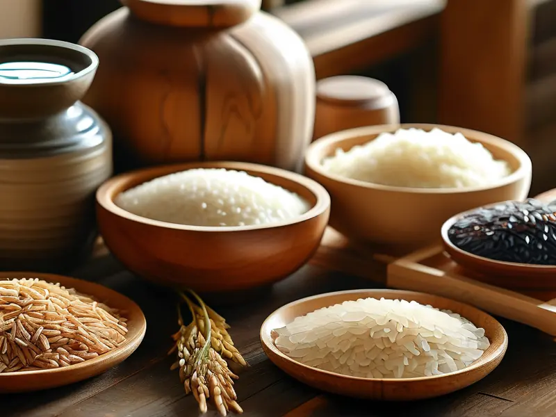 适合酿酒的多种米种展示