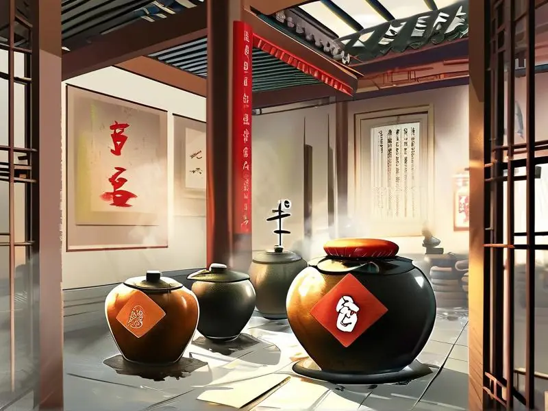 三种酿酒方法对比示意图：固态、液态和半固态发酵工艺