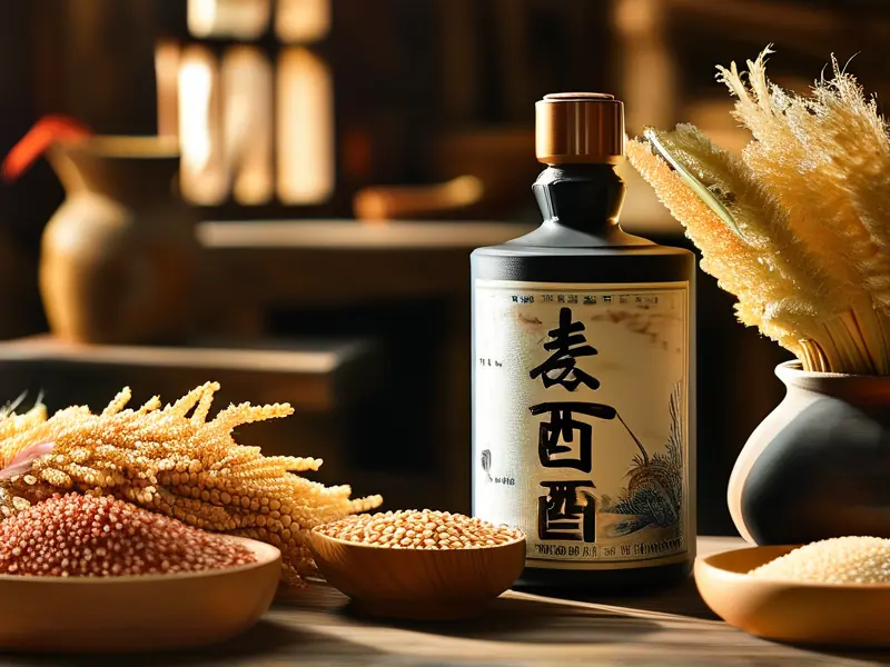 酿造酱香型白酒所用的粮食原料展示