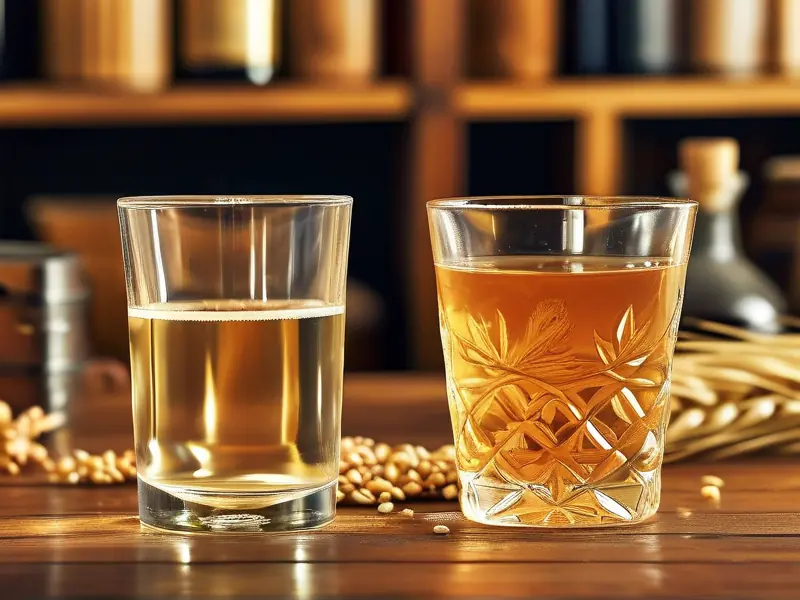 酿造酒和勾兑酒对比图