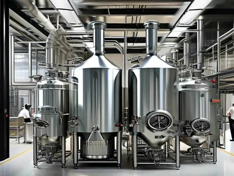 现代化白酒酿造设备展示