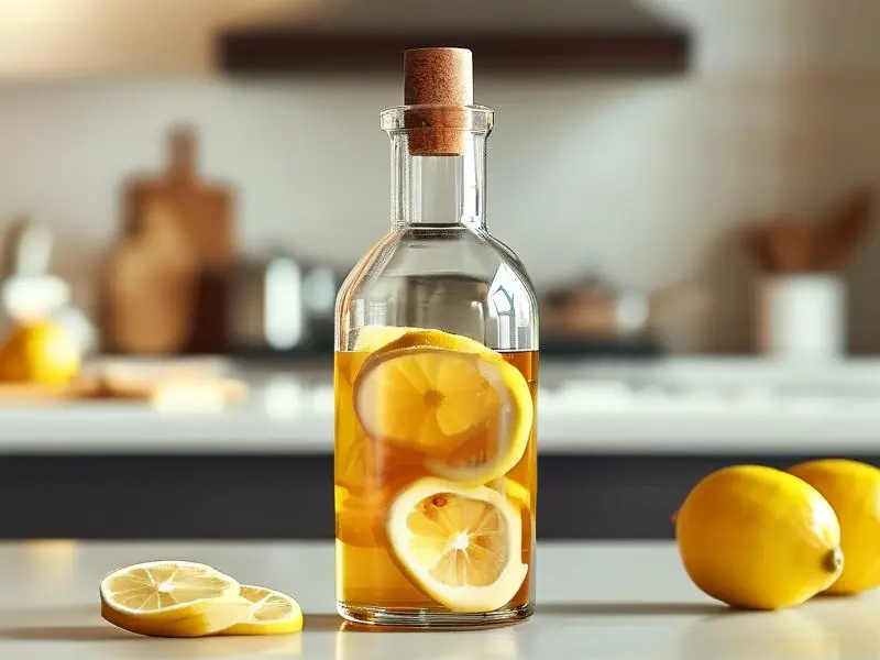 自制柠檬酒成品展示