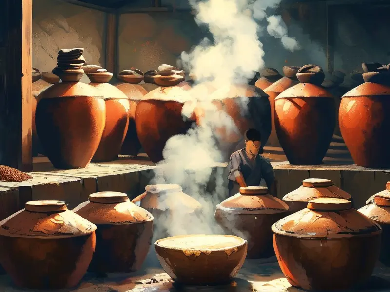 浓香白酒传统酿造工艺现场展示