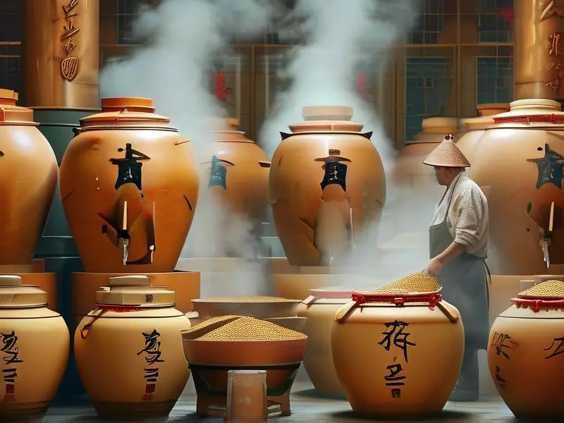 传统浓香型白酒发酵过程