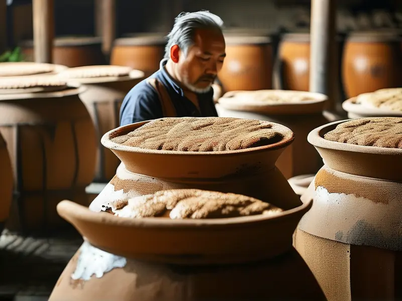 浓香型白酒传统发酵过程实拍