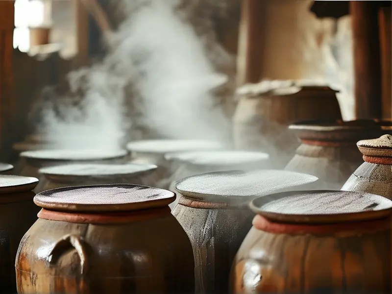 浓香型白酒传统酿造工艺现场实拍