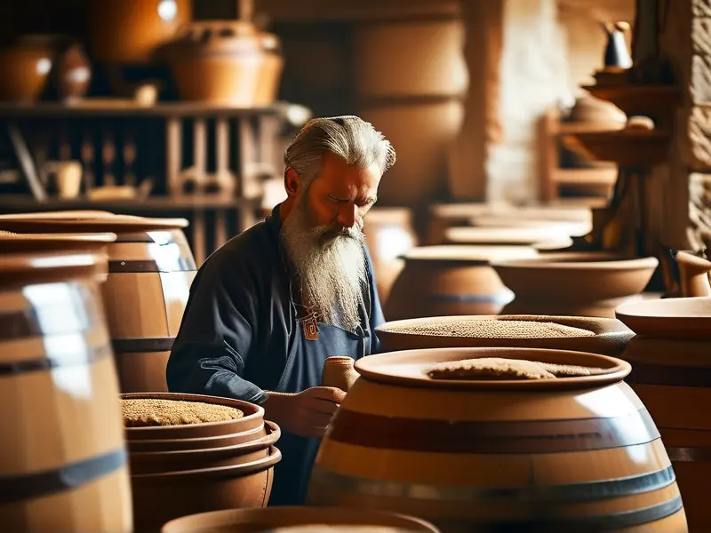 传统浓香型白酒酿造过程展示