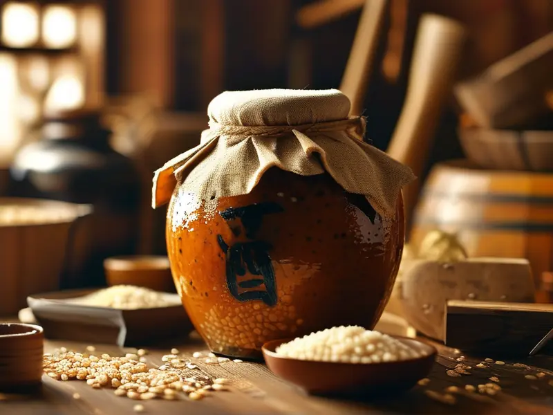 传统糯米酒酿制过程