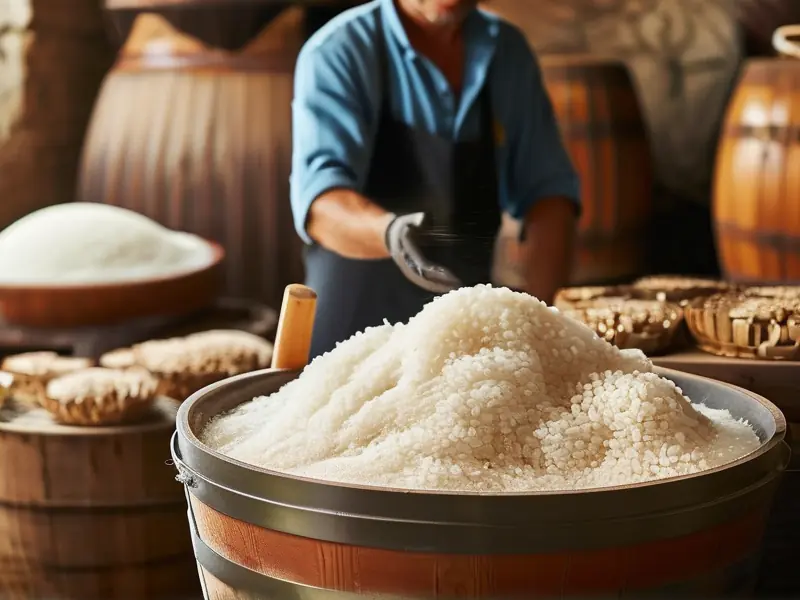 糯米酒的制作过程视频截图