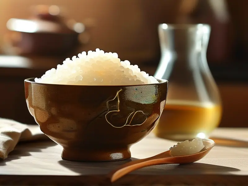 家庭自制糯米甜酒的制作过程