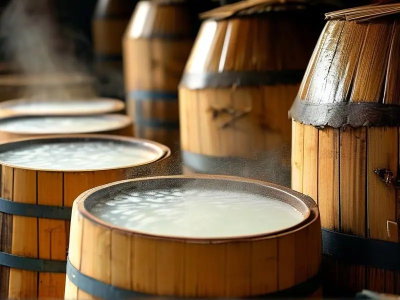 糯米白酒制作过程展示