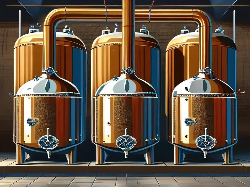 啤酒发酵的三大过程示意图