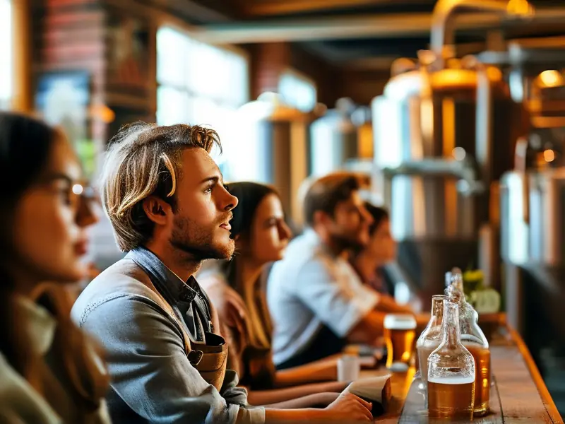 啤酒酿造技术培训课堂现场