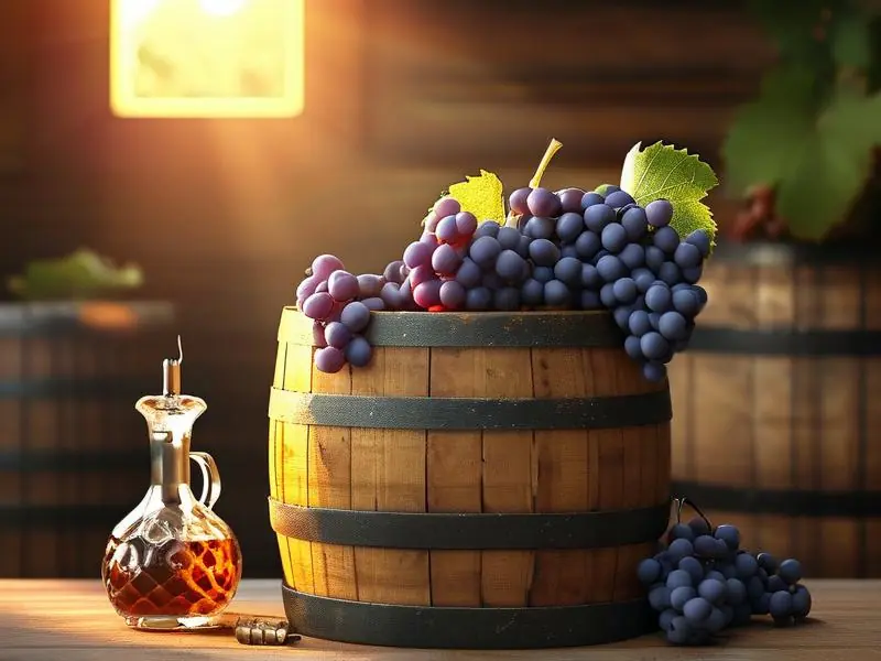 家庭自制葡萄果酒发酵过程实景