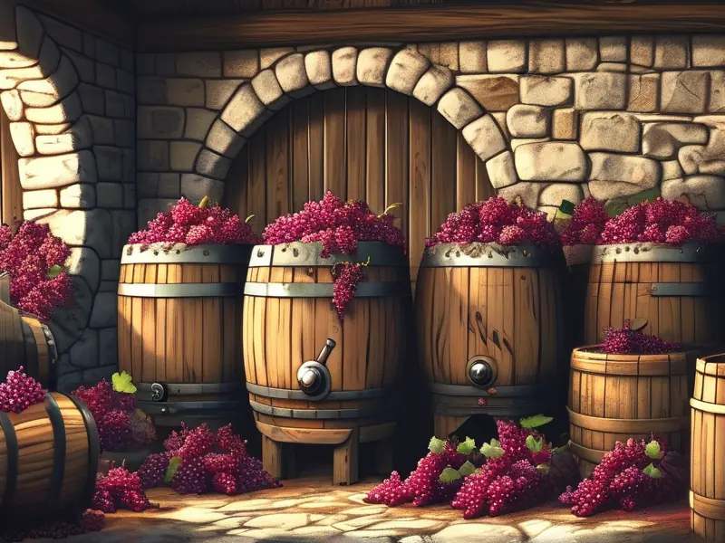 葡萄酒酿造过程图解