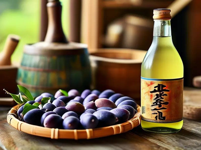 青榄泡酒的制作过程展示