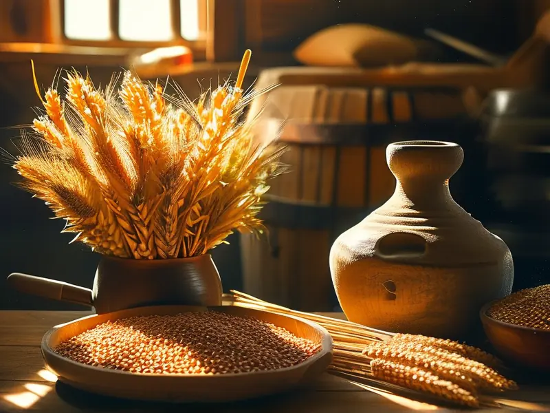 清香型白酒酿造原料展示