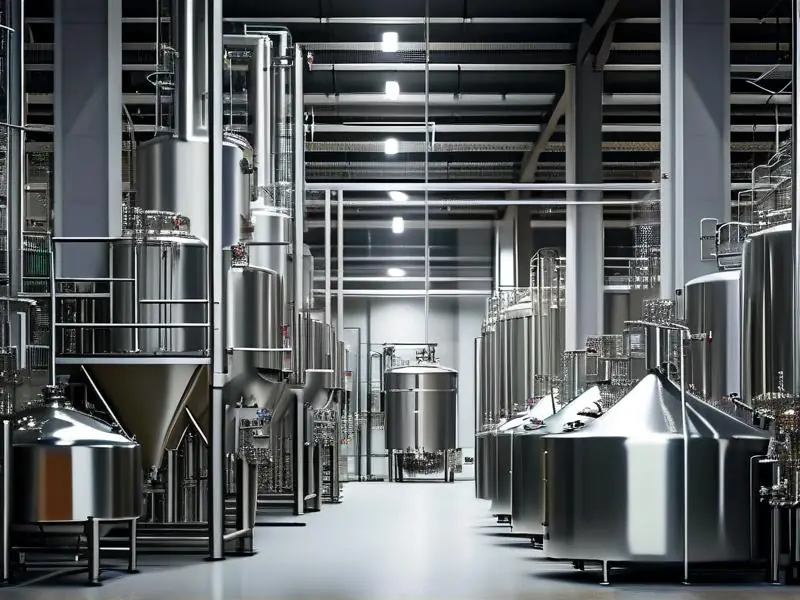 全国酿酒设备展示与操作场景