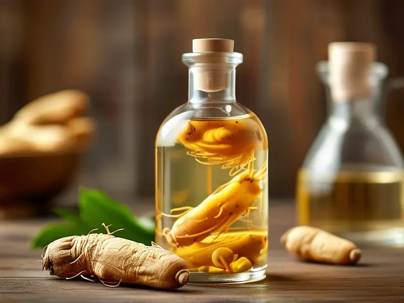 人参泡酒成品展示