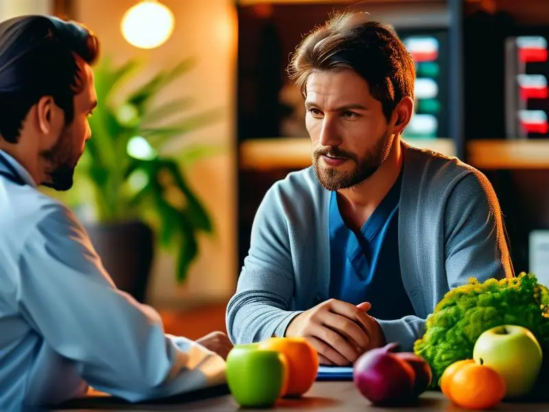 专业戒酒咨询与健康生活方式示意图