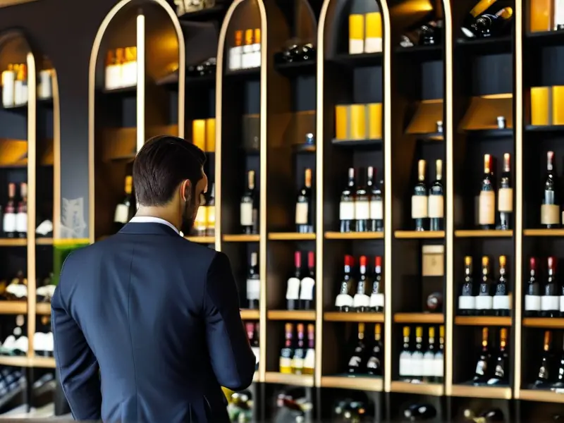 名酒代理商洽谈合作场景