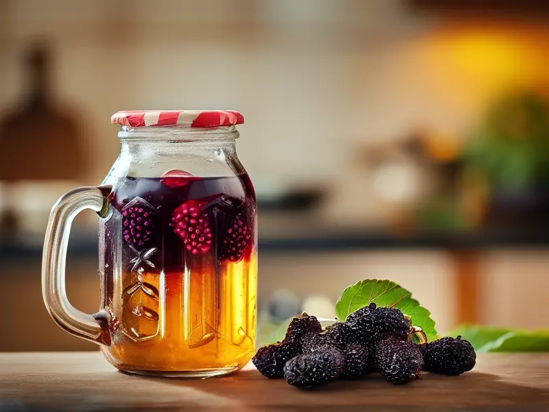 桑葚酒泡酒制作过程展示