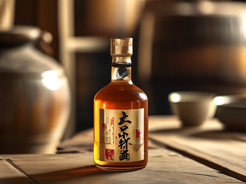 上京特酿白酒实物展示