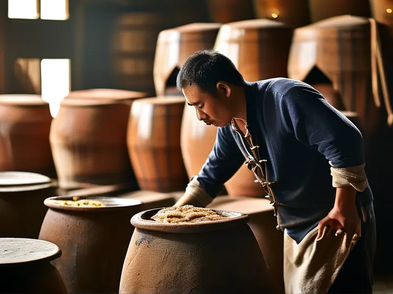 邵阳状酒传统酿造工艺实拍图