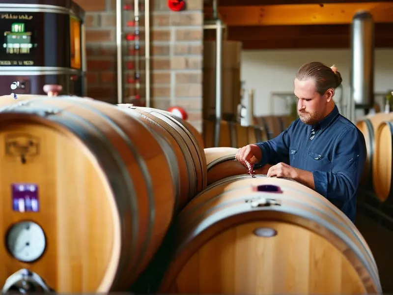 生料酿酒发酵过程实拍图