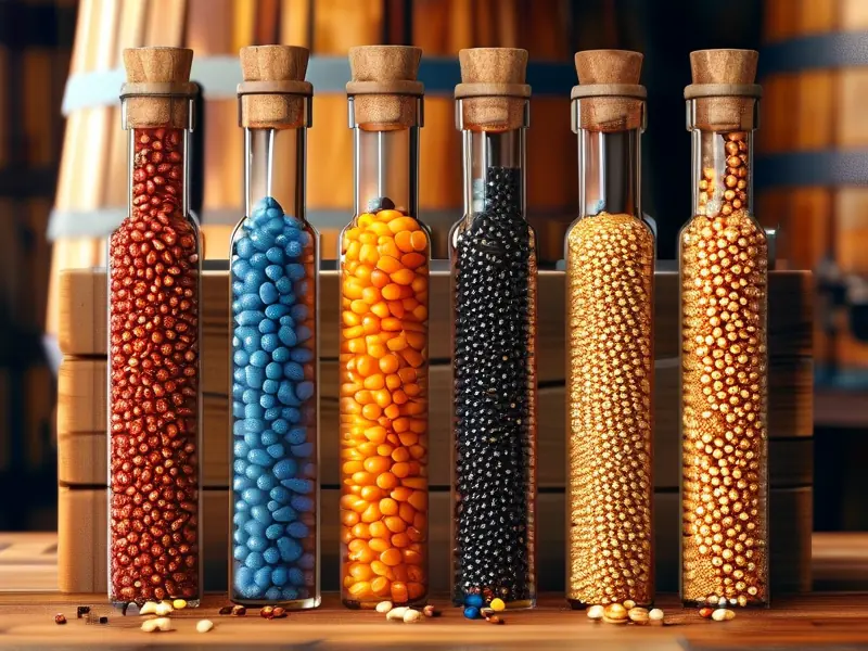 适合酿酒的不同品种高粱对比图