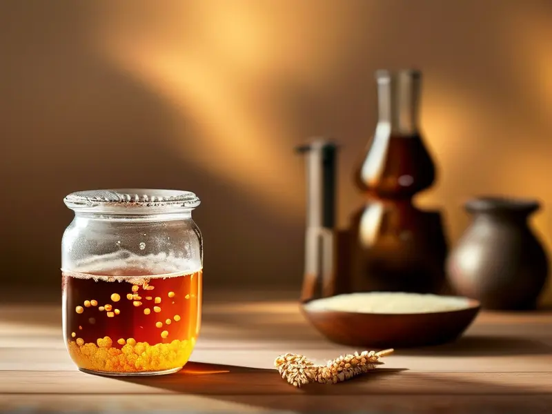 液态酿酒法发酵过程实拍图