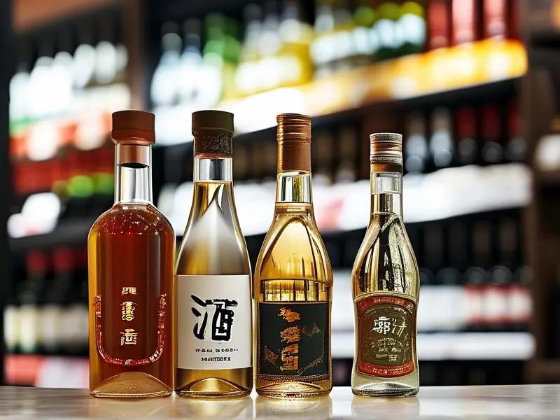纯粮酒与勾兑酒产品对比图