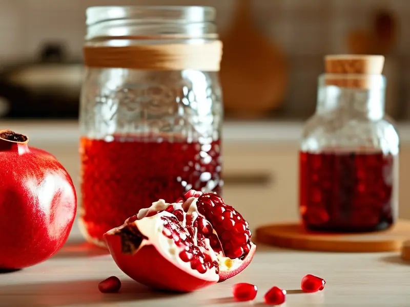 家庭自制石榴酒原料准备过程实拍图