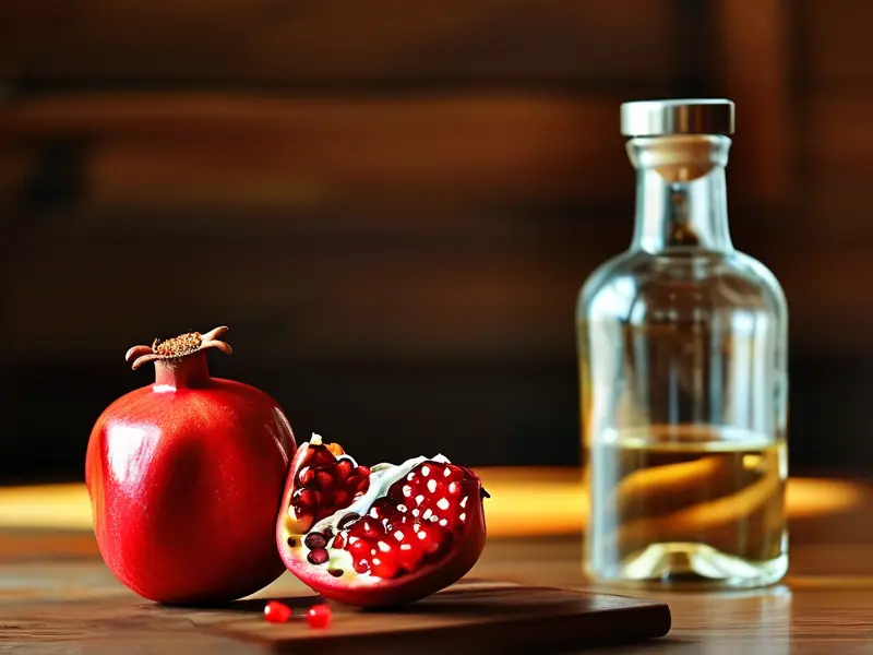 自制石榴泡酒材料准备