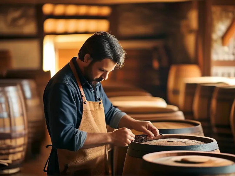 手工白酒发酵过程实拍