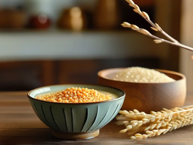 甜酒曲制作的醪糟成品图