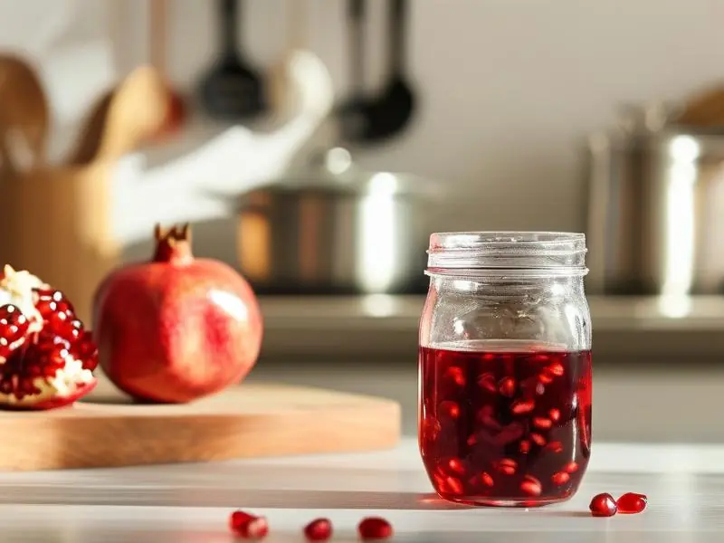 家庭自制甜石榴酒发酵过程实拍图