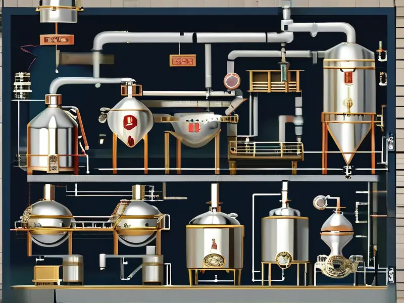 天邦酿酒工艺流程关键步骤示意图