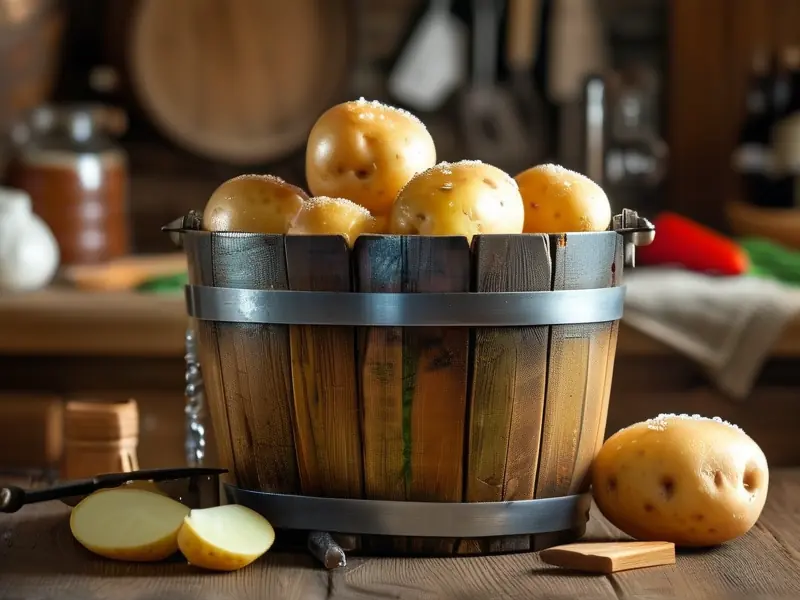 家庭自制土豆酒发酵过程实拍