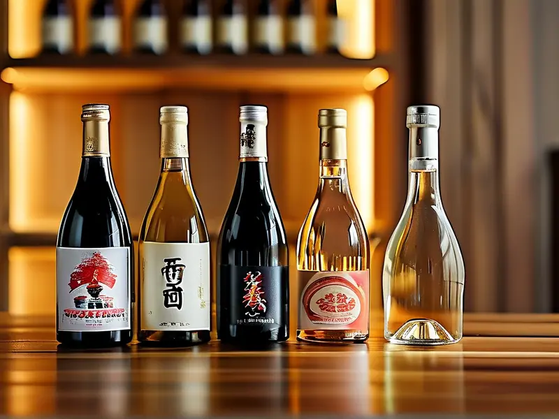 多款知名纯粮食酿造酒品牌展示