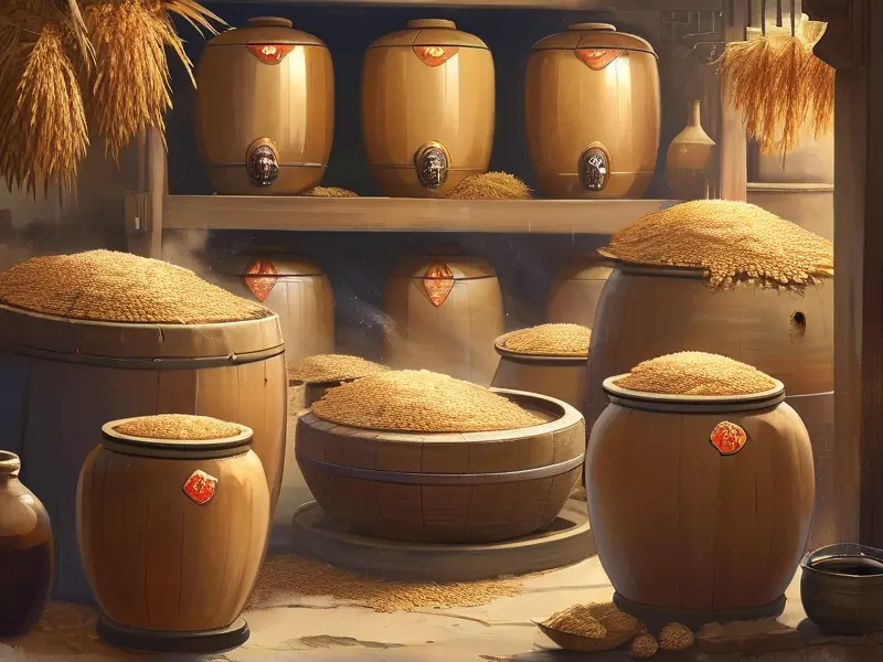 中国传统酿酒工艺现场展示
