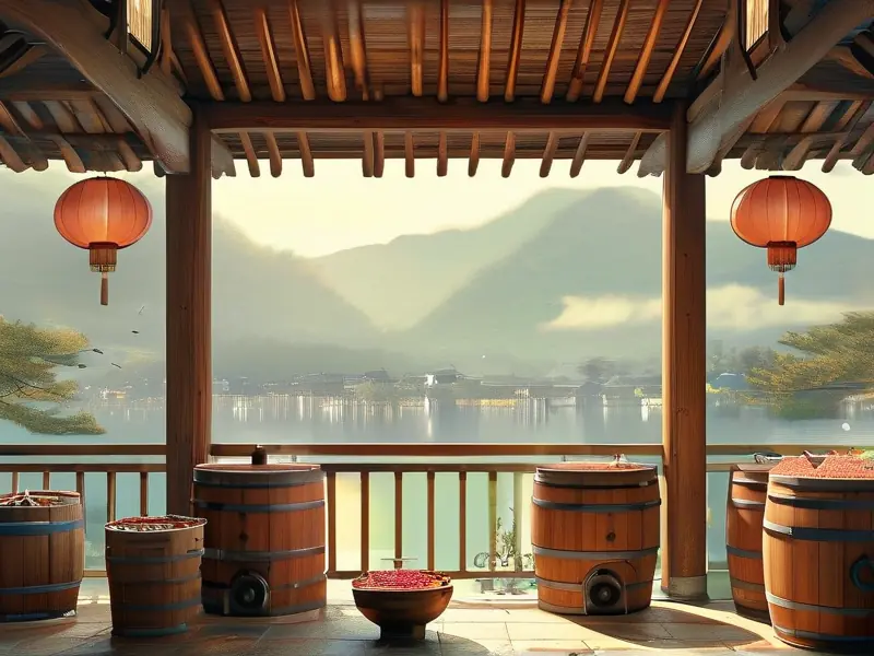 西湖做酒传统工艺现场展示