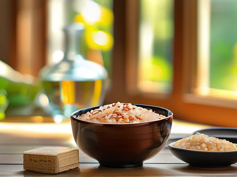 夏季自制酒米成品展示