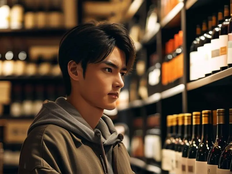 创业者考察白酒样品准备起步